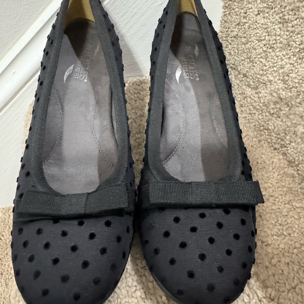 Black Bow Detail Women's Shoes